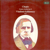 Vladimir Ashkenazy / Chopin: Etudes Op.10 & Op.25