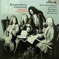 Karl Munchinger / Bach: Brandenburg Concertos Vol.1