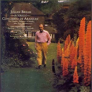 Julian Bream  /  Rodrigo: Concierto de Aranjuez, Tres Piezas Espanolas, Invocation et Danse