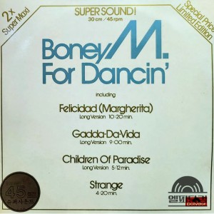 Boney M(보니 엠) / FOR DANCIN' / 2lp *SUPER MAXI