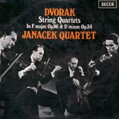 Janacek Quartet / Dvorak: String Quartets in F Major, Op.96 [America] & D Minor, Op.34