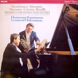 Hermann Baumann/Leonard Hokanson / Beethoven: Sonata in F/Rossini: Prelude, Theme et Variation