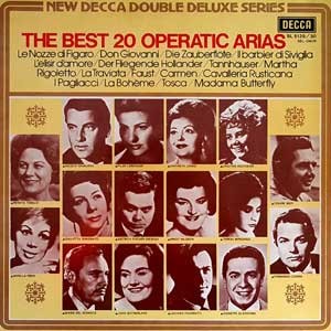 Various Artists / The Best 20 Operatic Arias 	2LP