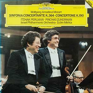 Itzhak Perlman/Pinchas Zukerman/Mozart: Sinfonia Concertante K.364/Concertante K.190