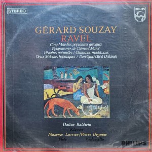 [미개봉LP] Gerard Souzay / Ravel: Chansons