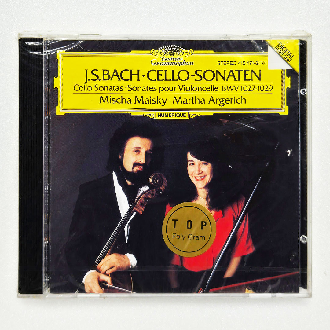 Mischa Maisky, Martha Argerich / J.S. Bach: Cello-Sonaten 1027-1029 [미개봉 CD]