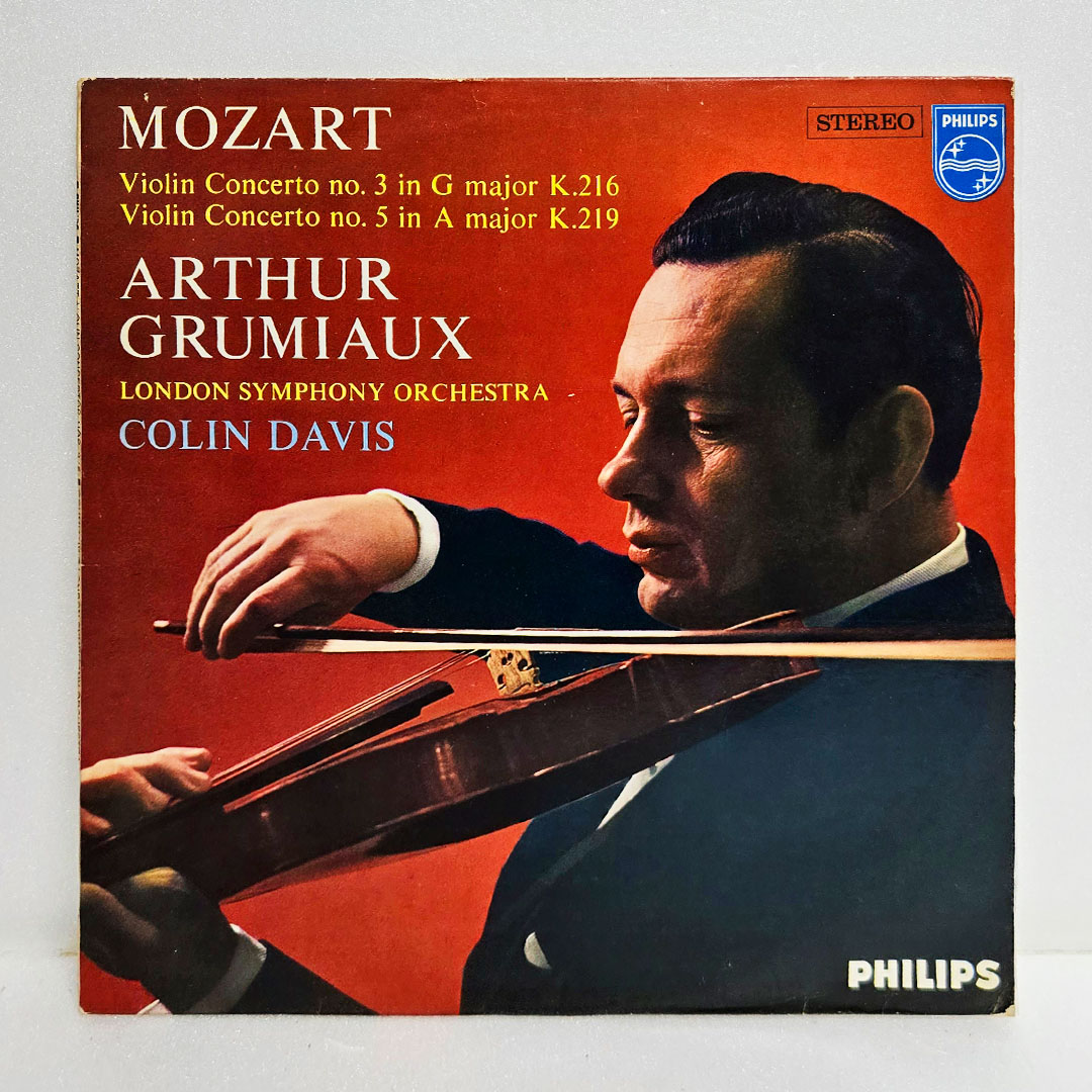 Arthur Grumiaux(아르튀르 그뤼미오) / Colin Davis-Mozart: Violin Concertos Nos.3 & 5