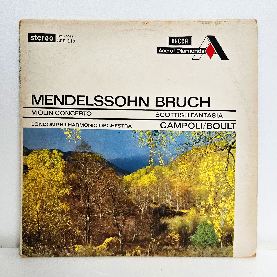 Alfredo Campoli, Adrian Boult / Mendelssohn: Violin Concerto, Bruch: Scottish Fantasia