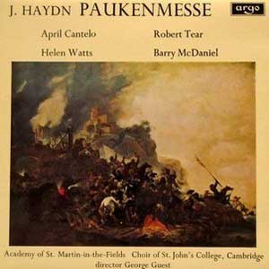 George Guest   /  Haydn: Paukenmesse (전시미사)