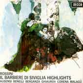 Teresa Berganza/Silvio Varviso /  Rossini: Il Barbire Di Siviglia - Hghlights