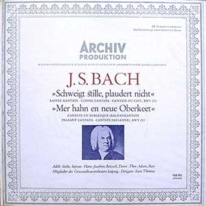 Kurt Thomas/Bach: Coffee Cantata 커피 칸타타, Peasant Cantata 농부 칸타타