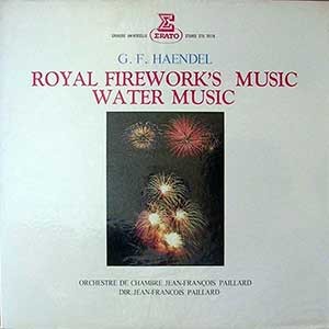 Jean-Francois Paillard/Handel: Royal Firework's Muisc/Water Music