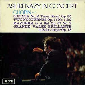 Vladimir Ashkenazy/Chopin: Sonata No.2, Two Nocturnes, Mazurka Op.59, Grande Valse Op.18