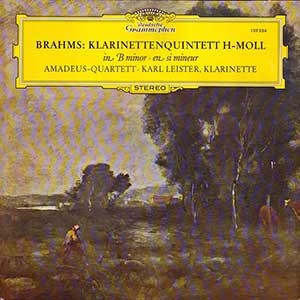 Karl Leister/Amadeus Quartet/Brahms: Klarinettenquintett H-Moll op.115