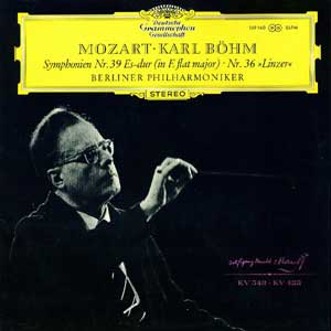 Karl Bohm/Mozart: Symphonien Nr.39, Nr.36 'Linzer'