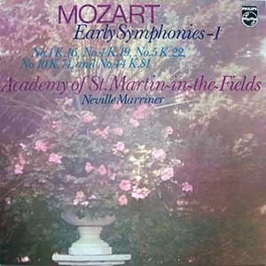 Neville Marriner/Mozart: Early Symphonies - 1