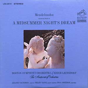 Arlene Saunders/Erich Leinsdorf/Mendelssohn: A Midsummer Night's Dream