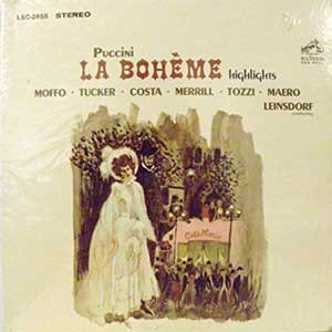 Anna Moffo/Erich Leinsdorf/Puccini: La Boheme (Highlights)