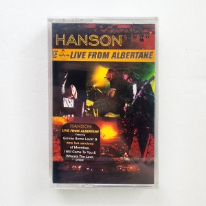 Hanson(핸슨) / Live from Albertane *미개봉 Tape*