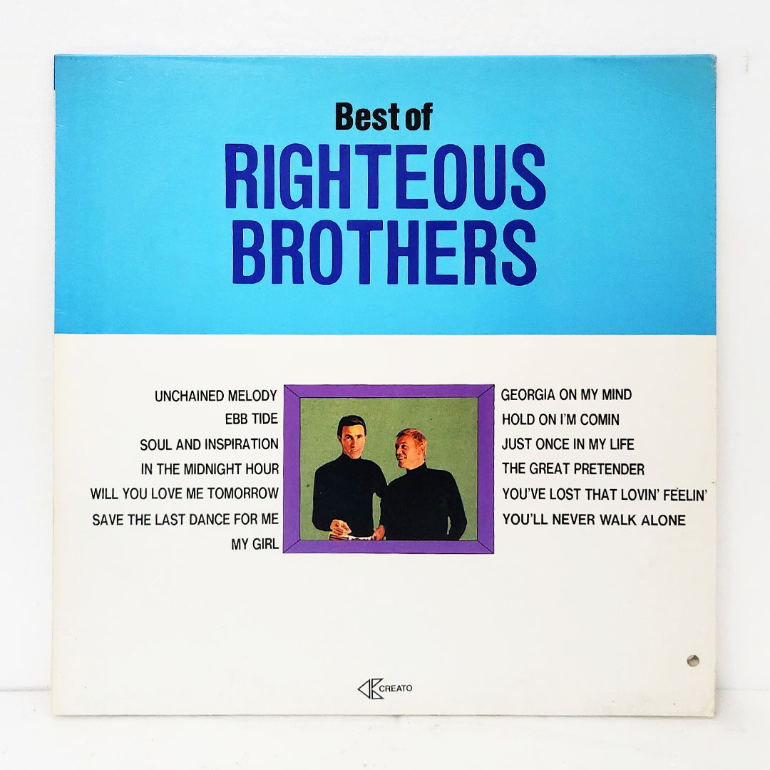 Righteous Brothers(라이처스 브라더스) / Best Of Righteous Brothers