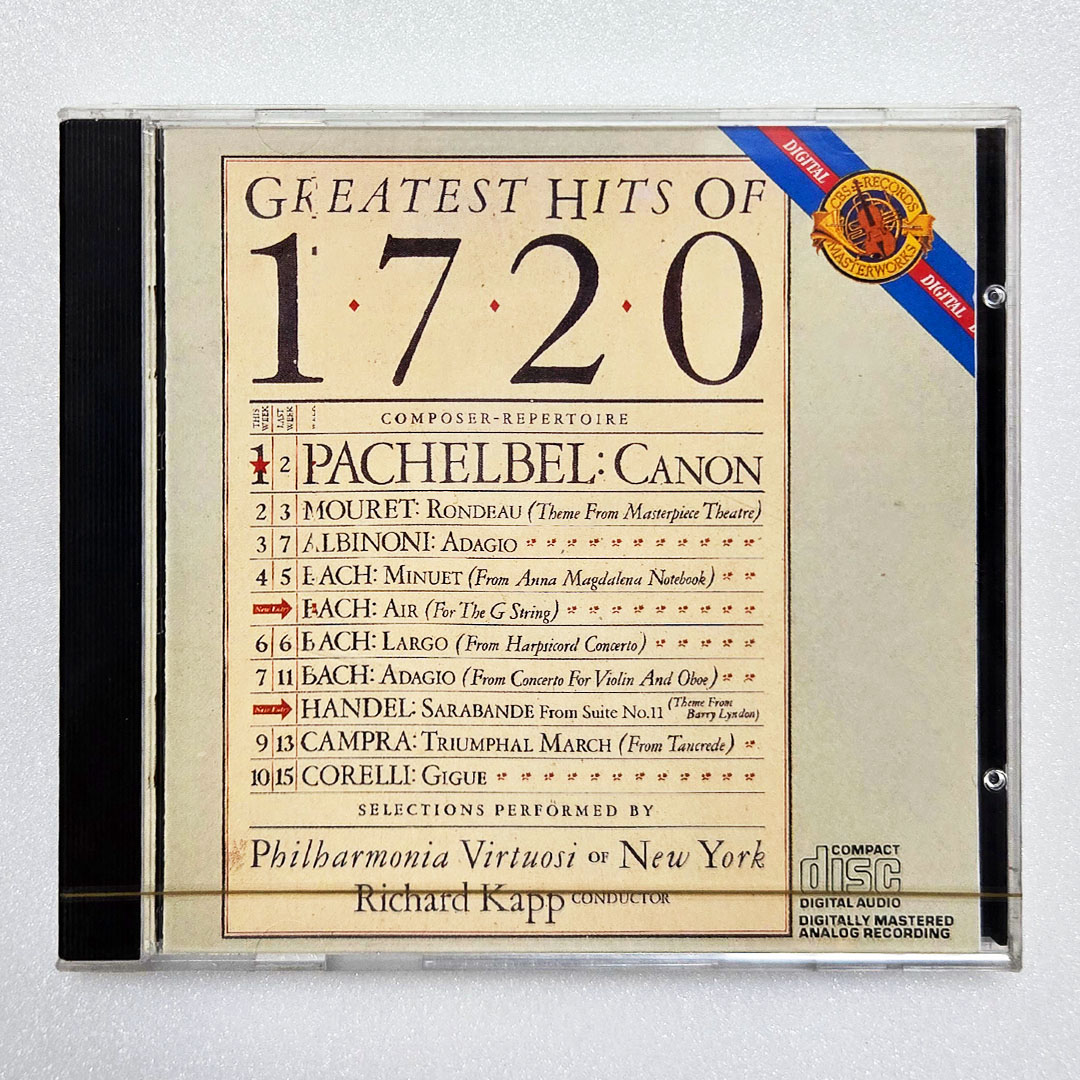 Greatest Hits of 1720 [미개봉 CD]