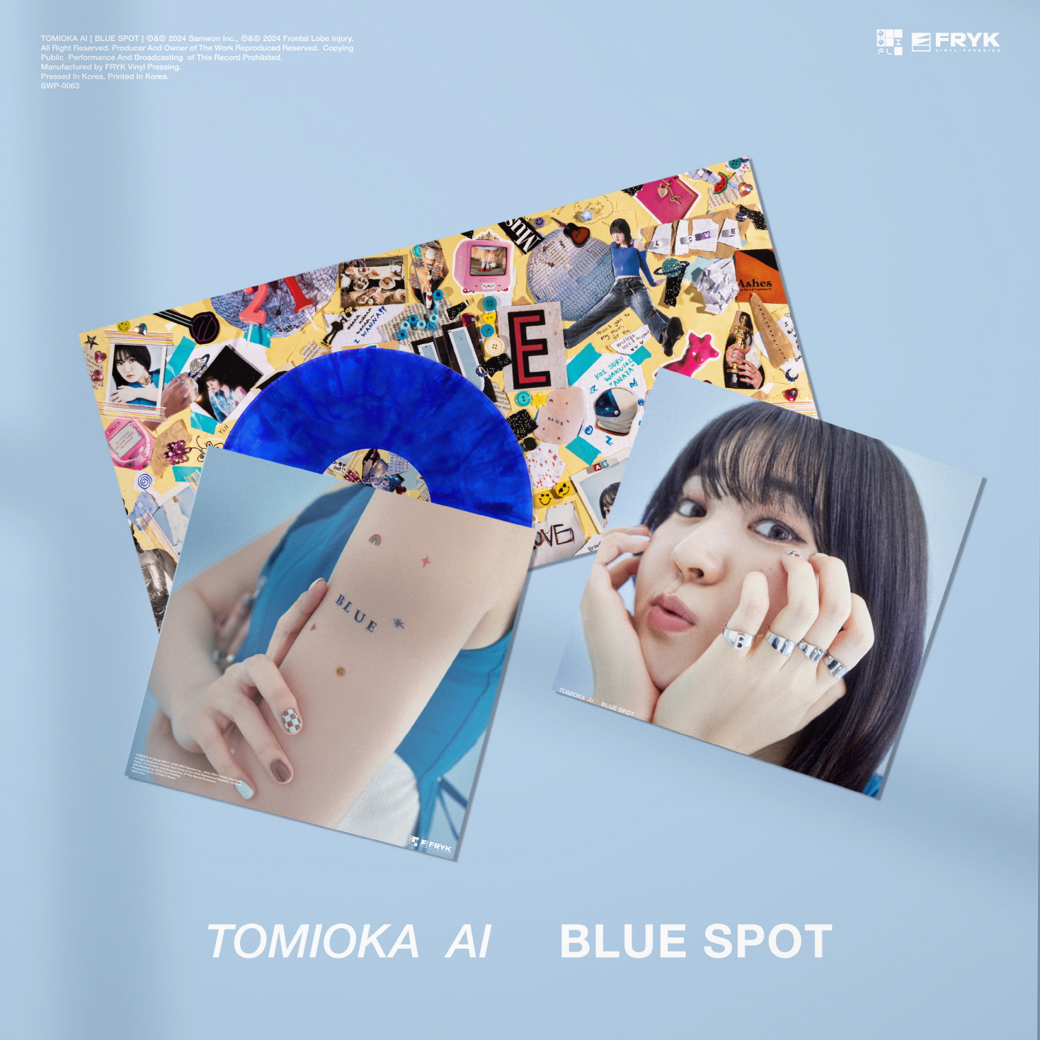 Ai Tomioka (토미오카 아이) - BLUE SPOT [180g Blue & Blue Marble 컬러 한정반 LP]