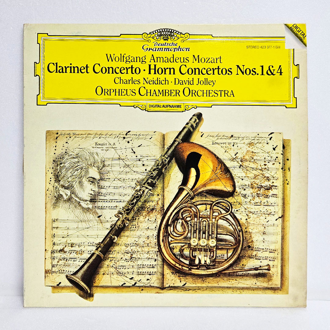 Orpheus Chamber Orchestra, Charles Neidich, David Jolley / Mozart: Clarinet Concerto. Horn Concertos Nos.1 & 4